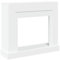 VidaXL Cadre de cheminée Blanc 100x30x87,5 cm Bois d'ingénierie, cheminée, Console de cheminée, Ensemble de Tour de cheminée, Tour de cheminée