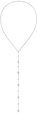 Rhinestone Body Chain Dainty Crystal Bikini Body Chain Bra Gold Silver Body Jewelry for Women Summer Beach Chain Necklace Waist Y Body Jewelry (Silver)