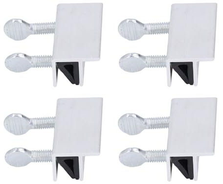 Sliding Window Security Lock Aluminum Alloy, Child Proof Glass Door Safety Lock, Vertical & Horizontal Use, Ideal for Patio & Sliding Doors, 12 Pack