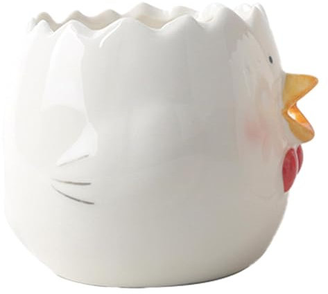 Protein Separator, Cartoon Ceramic Protein Separator, Cute Vomiting of Chick Design, Small Protein and Egg Yolk, Practical Kitchen Appliances, Baking Assistant Tool for Home