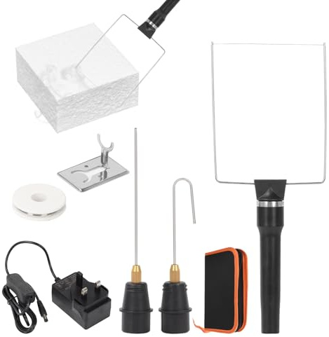 Hot Wire Foam Cutter, 3-in-1 Polystyrene Cutter for Foam Carving, DIY Crafts, Cutting
