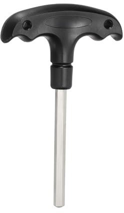 QUARKZMAN Llave Hexagonal De Mango T 6mm Métrica Acero 45# Llave T Negro | Hexagonal Interna, Llaves De Trinquete, Herramienta De Reparación, Para Mantenimiento Doméstico Y Automotriz
