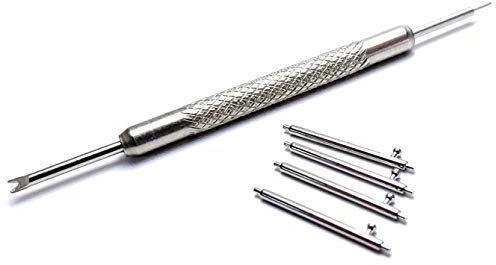Sulla 4 Quick Release Federstege und Werkzeug 16mm 18mm 20mm 22mm Edelstahl (Ø 1,5 mm) für Uhren Armbänder