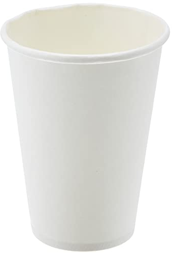 HEKU 30903 : 50 gobelets en carton blanc 0,2 l fibre vierge avec revêtement.