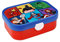 Mepal - Fiambrera Campus - Bento Box para Niños - Lonchera con Compartimento y Tenedor - Fiambrera con Cierre de Clip - Sin BPA y apta para Lavavajillas - 750 ml - Avengers