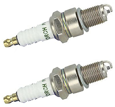 LVYXON 3 StüCk Replacement Spark Plug 8cm F6tc ZüNdkerze fur RasenmäHer Rasentrimmer Kettensäge Heckenschere Cutter Ersatzzubehör für F6RTC (BPR6ES) Zündkerze
