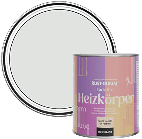 Rust-Oleum Grey Heat Resistant Radiator Paint in Gloss Finish - Library Grey 750ml