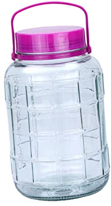 ABOOFAN Gurkenglas aus Glas 2l Luftdichter Verschluss Transparentes Vorratsglas für Küche Geeignet für Einlegen und Trockene Lebensmittel
