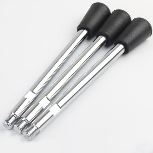 Lot de 3 barres de poignée pour machine de fraisage, M12 × 210 mm, accessoires pour perceuse d'établi