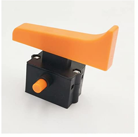 BWUHDKS Interrupteur à Bascule, Mini Interrupteur à Bascule, FA4-10/2DB 10 A 250 V 5E4 Remplacement de l'outil électrique DPST sans Verrouillage sur l'interrupteur de déclenchement for scie à Onglet