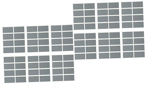 Lurrose 200stücke Selbstklebende Rechteckige Scratch off Aufkleber Für -projekte Versteckte Überraschungen Für Karten Spiele Und Scrapbooking