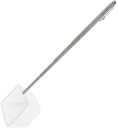 Aquarium Teleskop Garnelennetz, Fisch Garnelen Skimming Net, Klein Aquarium Netz Ausziehbarer Edelstahlgriff, Kleines Aquarium Netz Teichnetz Garnelennetz Aquarium Für Kleine Teich Und Pool