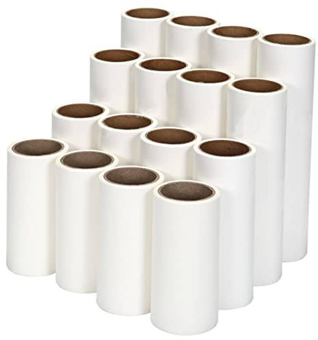 Beatifufu 5rotoli Nastro Adesivo di Carta Strappabile per Rulli Levapelucchi Rotolo Design Obliquo Strappo Colla Uniforme Non Scolorisce Facilmente Accessorio di Ricambio per Pulizia Casa Bi