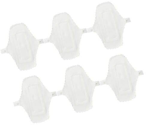 Veemoon Compresa Sanitaria De Algodón 180 Mm 6 Unidades Lavable Reutilizable Para Mujer Viaje Ahorro Cuidado Femenino