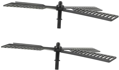 NOLITOY Solar Windmill Blades Replacement Parts for Garden Windmill Head, 20.5x20.5 Cm Waterproof Plastic Pinwheel Blades, Outdoor Yard Decoration Accessories, 2pcs Set