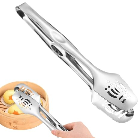 Doiyislem Pinces De Cuisine En Métal - Pincettes De Barbecue En Acier Inoxydable | Pinces à - Pour Cuisine Restaurant Grill Friture Pâtes Salade Dressage Gâteau Barbecue Buffet