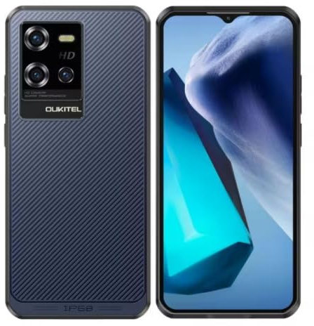 WP50 téléphone robuste déverrouillé 5G-12GB RAM+256GB ROM téléphones cellulaires, écran 6,6 , caméra 48MP, Smartphone batterie 6500mAh, 5G Dual SIM Android 14 IP68/IP69K Waterproof téléphone