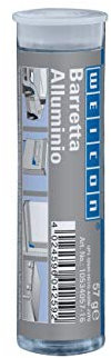 WEICON Barretta Alluminio 57 g | Adesivo bicomponente per riparazioni | Non arrugginisce