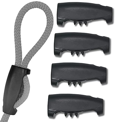 Toldoro Super Sharky, 4 morsetti per funi da 10mm di diametro, bloccante ad alta resistenza per corda, blocca corde, morsetto per fissare il cordame di barca a vela e tendoni