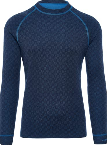Thermowave Xtreme Maglia Termica Uomo Manica Lunga in Lana Merino – Intimo Termico Uomo Invernale Traspirante 220 gsm Super Morbido Ad Asciugatura Rapida, Biancheria per Alte Prestazioni, L
