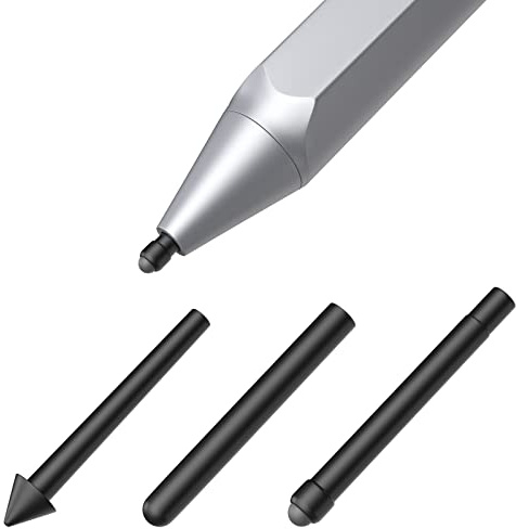 MoKo Ersatzspitzen für Surface Pen (3er Pack, HB/2H/H) | Ersatzspitzen Kit Passend Für Microsoft Surface Pro 2017 Pen (Model 1776) Surface Pro 4 Pen Original Stifte Spitzen