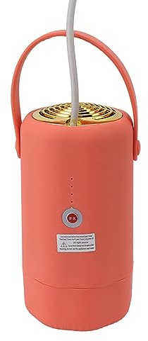 Asciugatrice Elettrica Portatile, Mini Stendino Elettrico, Asciugatrice Elettrica Portatile, con Tubo per Asciugare Le Scarpe per la Lavanderia di Casa da Viaggio Arancione(EU)