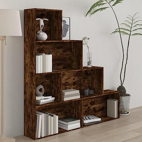CFODOJ Möbelstück-Bücherschrank Räuchereiche 155x24x160cm