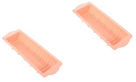 2pcs Bread Molds Cake Terrine Mould Mousse Caterpillar Loaf French Bread Loaf Jelly Moulds Traditional Tin Pastry Baking Molds Silicone Bread Forms Loaf Molds Hot Dog Making Shape Garneck