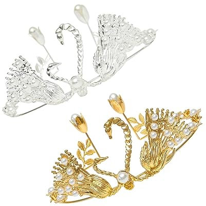 COLLBATH Ensemble De Décorations Élégantes En Forme De Cygne Pour Gâteaux Pour Fêtes Occasions Spéciales