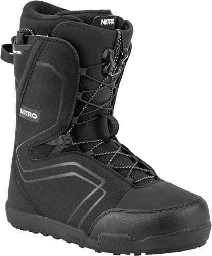 Nitro Sentinel TLS Boot Bottes de Snowboard pour Hommes, Noir, MP 30.0 // EU 45 1/3 // US Men´s 12