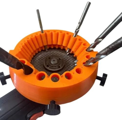 URSCHSE Drill Bit Sharpener, 1PCS, Compatible with 2 to 13mm Drill Bits, 125mm Angle Grinder Attachment