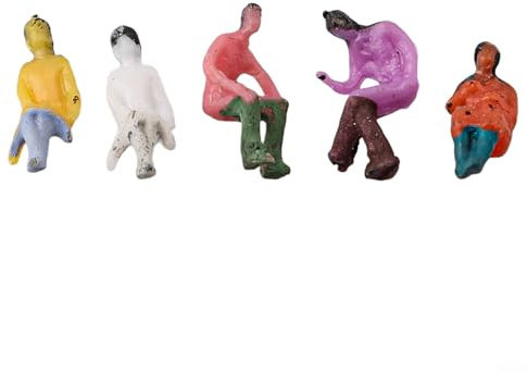 Realistische Kunststoff sitzende Modellfiguren für Bahnhöfe, tolle Ergänzung zu Ihrem Display mit 200 Teilen