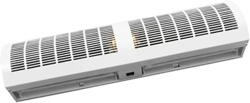 ININOSNP Rideau d'air Mural Rideau d'air avec télécommande, Moteur en cuivre Pur, Rideau d'air Ultra-Fin et Silencieux, 2 Vitesses de Vent(120cm)