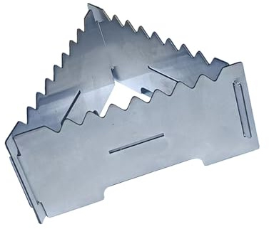 Support de cuisinière à alcool en acier inoxydable - Pince amovible - Petit réchaud à alcool - Support de cuisson en acier inoxydable - Support de pot - Brûleur de camping - Pince