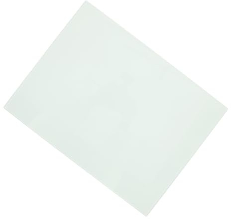 Holibanna Tabla de Cortar de Vidrio Rectangular para Cocina Tabla Multifuncional para Superficie Lisa y de Limpiar