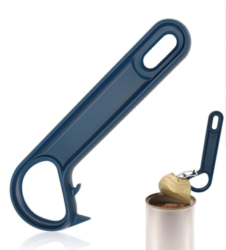 Ring Pull and Pop Top Can Opener Easily Open Any Pull Tab Cans for Seniors, Beer Cat Cans Soda Pet Food Parkinsons Aids for Living Gifts Kitchen Gadgets Gadgets for People with Arthritis