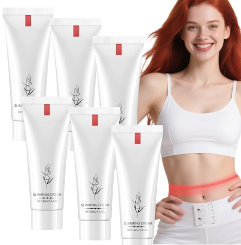 Crema rassodante corpo, crema anticellulite idratante, bruciatore di grasso addominale donna, lozione rassodante leggero assorbimento rapido per braccia, vita, gambe e addome, 40 g (6 pezzi)