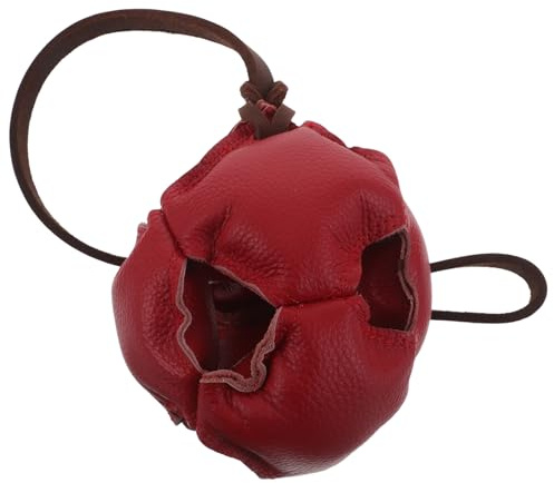 TOGEVAL Hundträning Bite Ball husdjursleksaker hundträningskula leksaker för små hundleksaker små valpleksaker bettleksak Träningsleksaker för hundleksaksträning Red