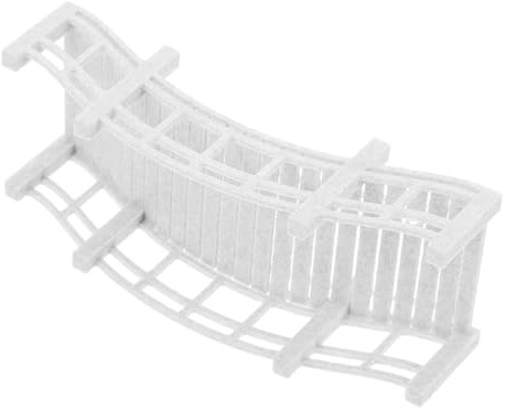 jojofuny Miniatur Gartenbrücke Bogenbrücke für Mikrolandschaft Außendekor Vintage Kunststoff Kleine Landschaftsbrücke für Aquarium Puppenhaus Sandtisch