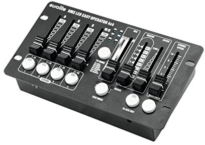 Eurolite 70064565 Led Dmx Easy Operator 4 X 4, Dmx Controller per Led della Luce del Faro e Music Control