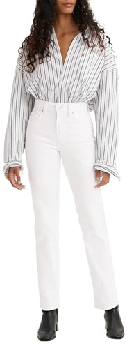 Levi's dam Jeans 724 High Rise Straight, Western White, 32W / 32L