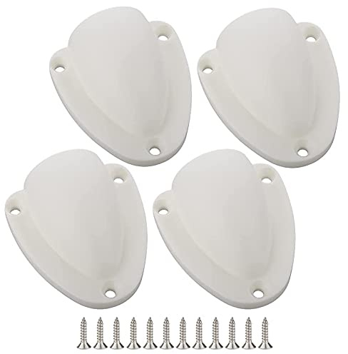 JINGLING 4 Stück Große Midget Clamshell Ventilator Drahtkabel Entlüftungsabdeckung Für Boot Marine, Marinedrahtkabel-Entlüftungsabdeckung Clamshell-Entlüftung Mit Schrauben Für Boot