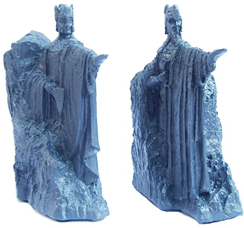 Bokstöd skrivbord ornament, dekorativa bokstöd, handgjord Hobbit hartsmodell skulptur, herre of ringarna, figurer, herre om ringarna, bokstöd, 2 set