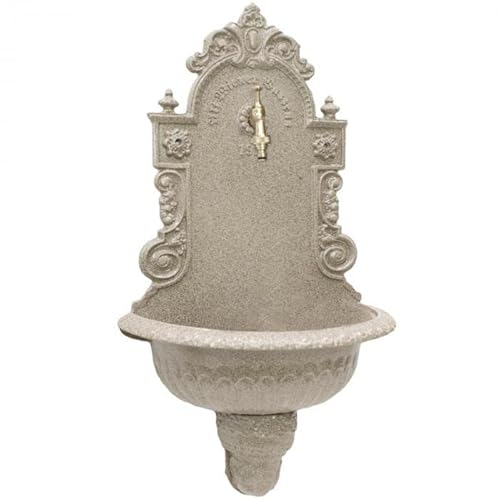 MetallWeb® Gartenbrunnen, Wandbrunnen Vienna, in unterschiedlichen Farben (Granit-Effekt)