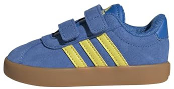 adidas VL Court 3.0 Shoes Infants, Zapatos Unisex bebé, Bright Royal/Pure Sulfur/Gum, 25 EU
