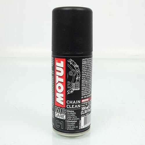 Bomba limpiadora cadena Motul MC Care C1 Chain Clean aerosol 100 ml para moto