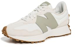 New Balance Womens 327 Linen/Sea Salt/Dark Ice Wine (Women 8 Medium)