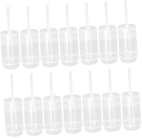 SHOWERORO Set Da 30 Pezzi Stampi Per Torta Push-up Trasparenti in Plastica Contenitori Per Gelato e Gelatina, Rimovibili e Facili Da Pulire, Per Feste e Dessert Fatti in Casa
