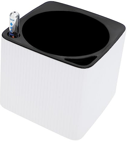 KONTONTY 1 Set Fioriera Autoirrigante Sospesa con Indicatore Contenitore per Piante da Appendere Design Moderno e Pratico per Ufficio e Materiale Resistente con Incluso
