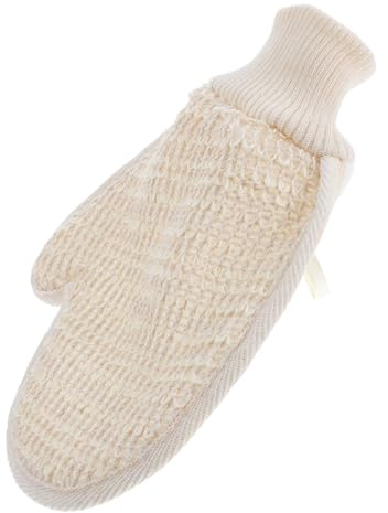 VALICLUD Badehandschuhe mit Peelingfunktion aus Sisal für Frauen und Strapazierfähige Duschhandschuhe für Bad und Dusche zur Sanften Hautreinigung